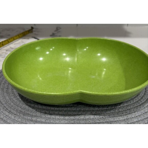 Vintage Serving Bowl Melamine Melmac LimeGreen Mid Century Branchell - Picture 1 of 6